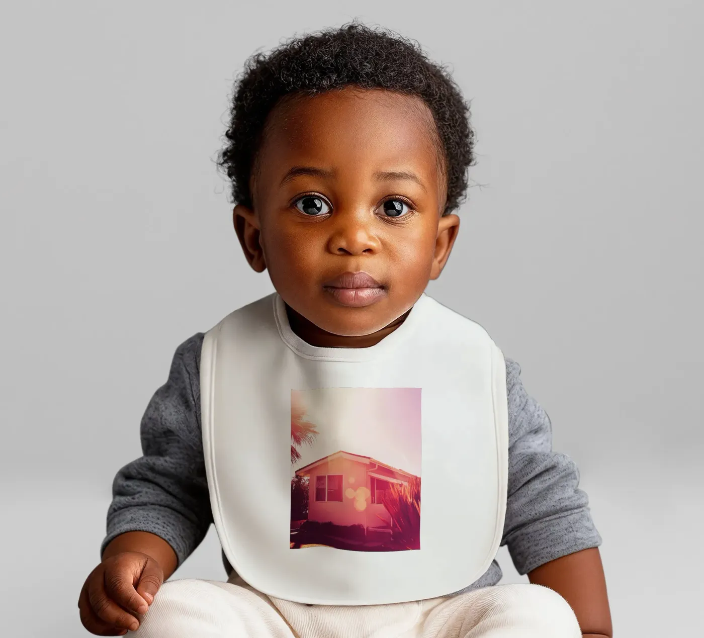 Pink LA bavaglino da Affiches Minimalistes