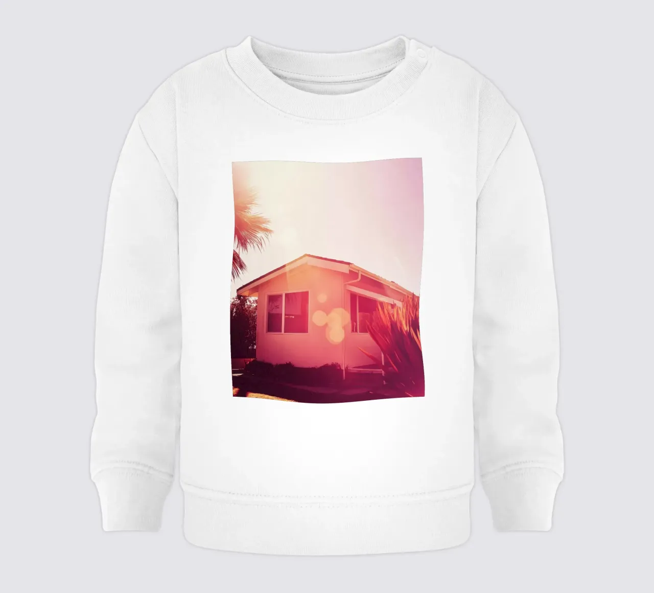 Pink LA felpa neonato da Minimalistic