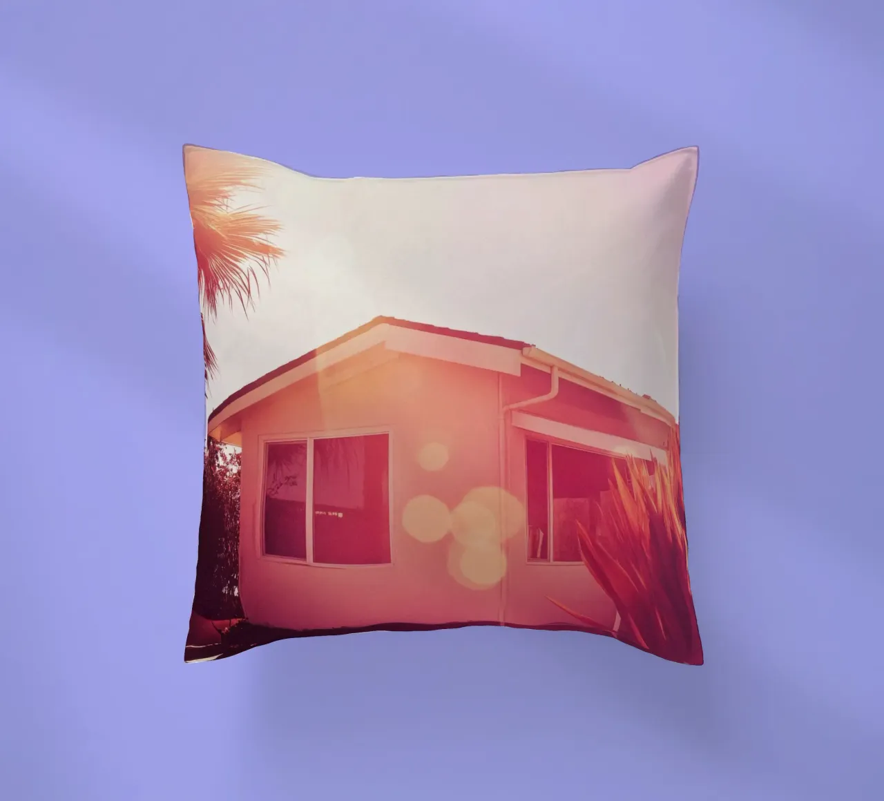 Pink LA cuscino da Affiches Minimalistes
