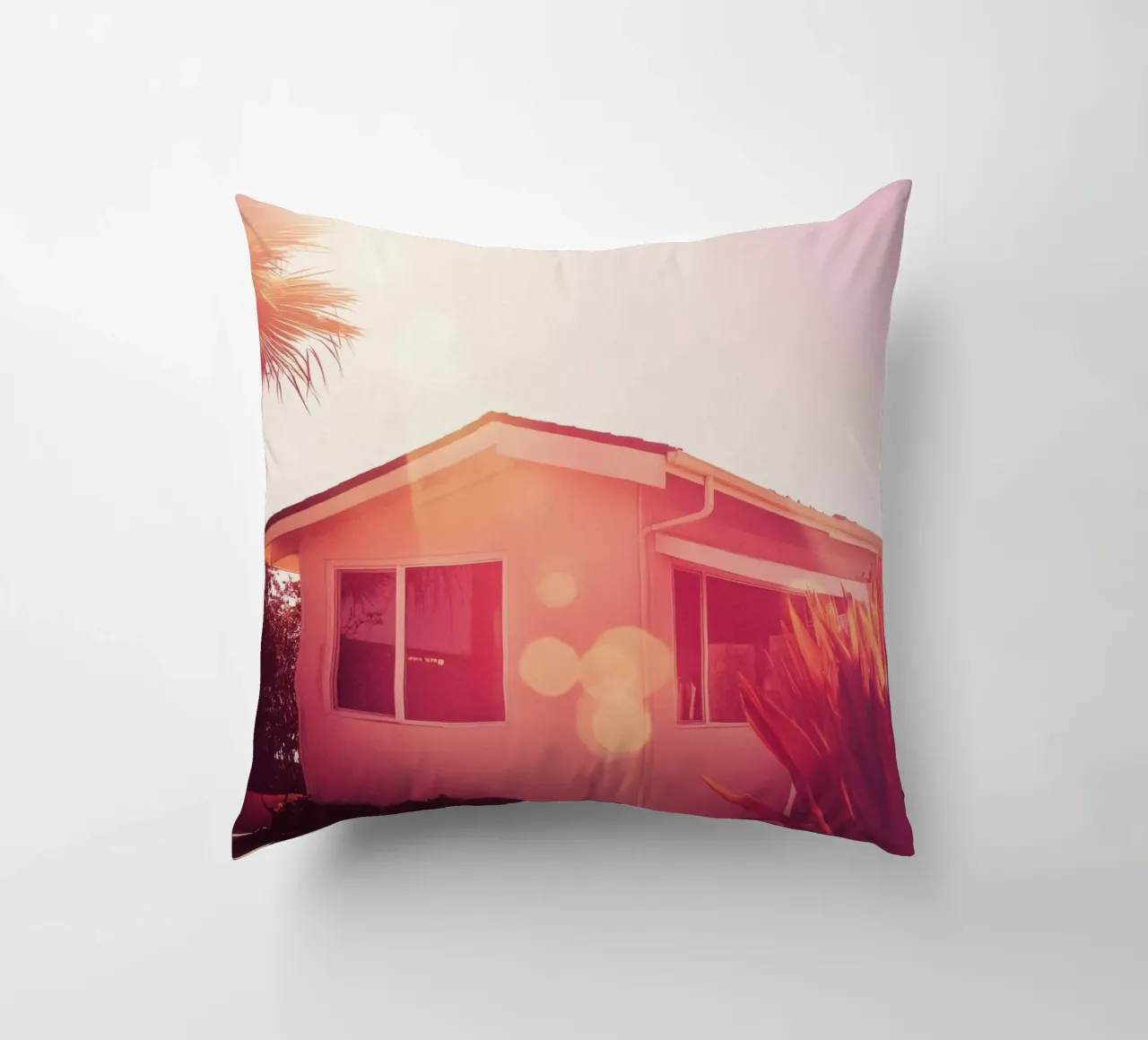 Pink LA cuscino da Affiches Minimalistes