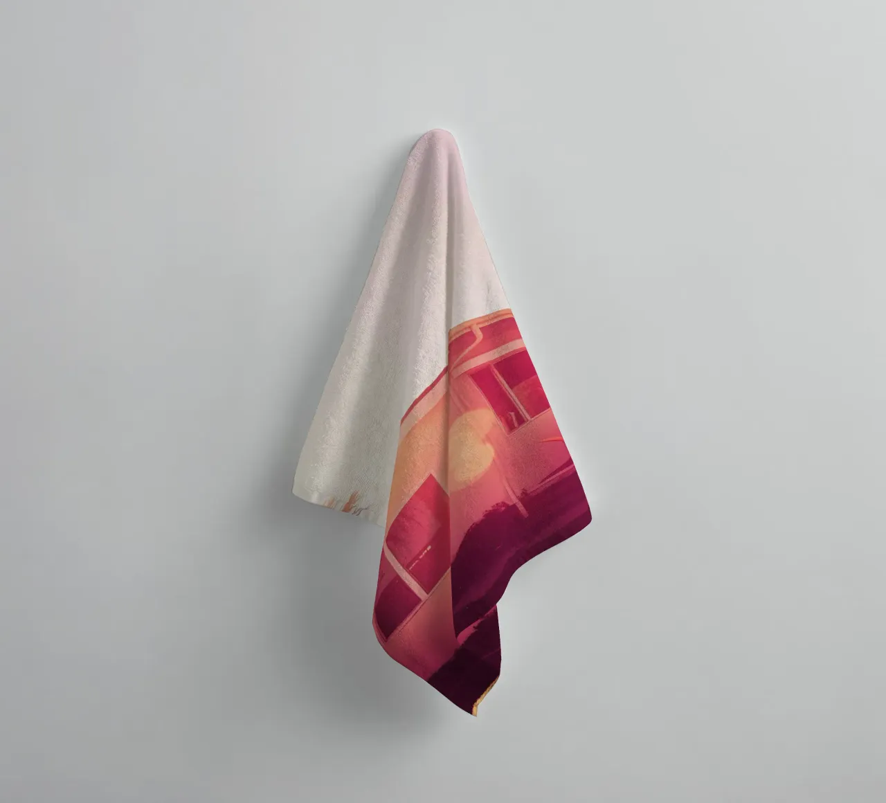 Pink LA asciugamano da bagno da Affiches Minimalistes