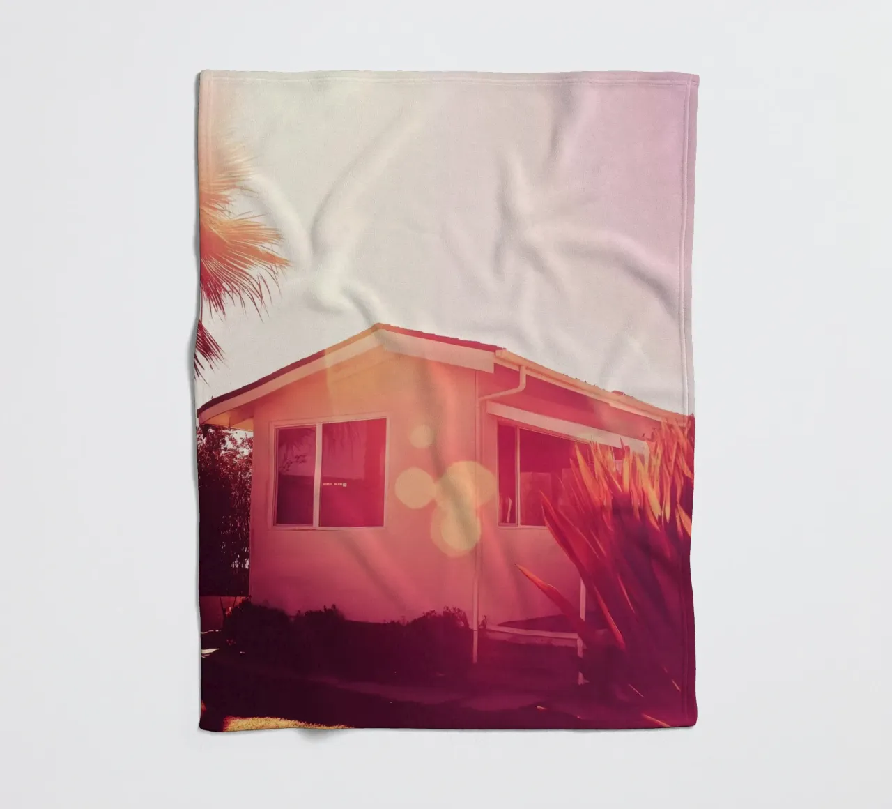 Pink LA coperta in pile da Affiches Minimalistes