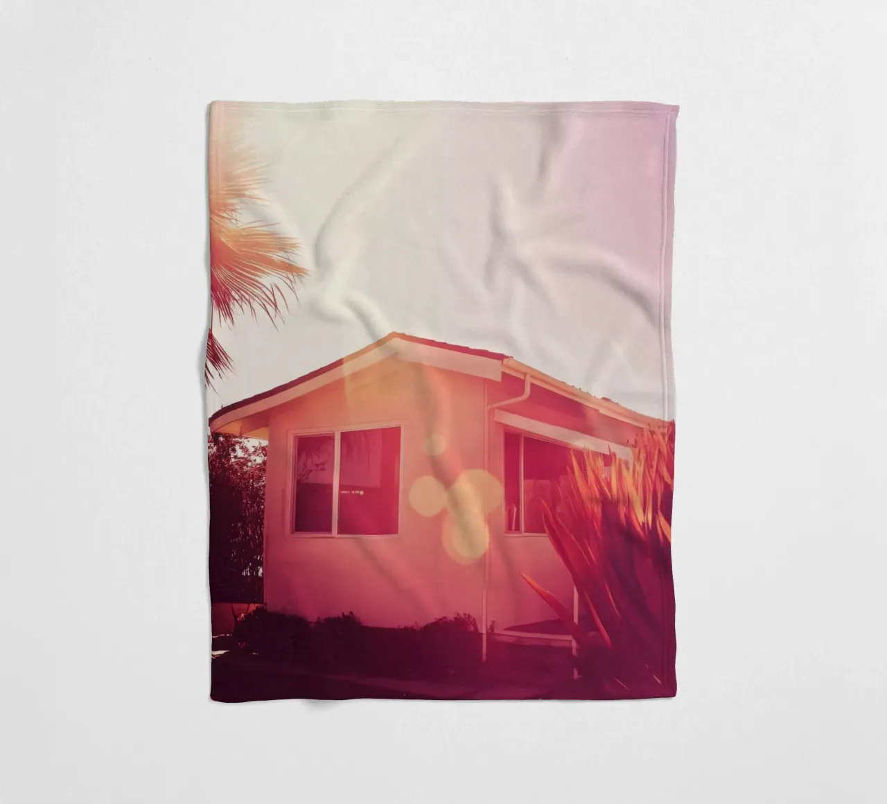 Pink LA coperta in pile da Affiches Minimalistes