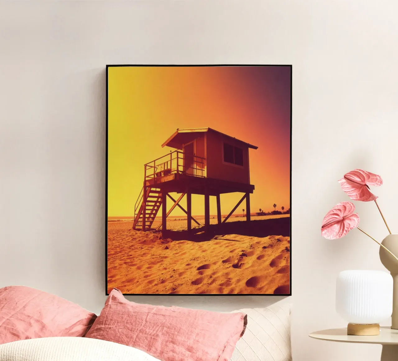 Beach House plexiglass da Affiches Minimalistes