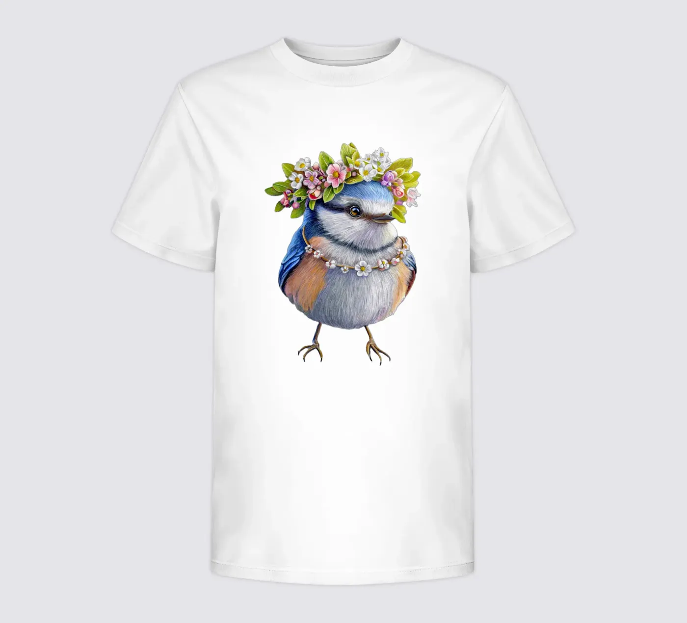 Spring Bird t-shirt bambini da Graphit und Farbe
