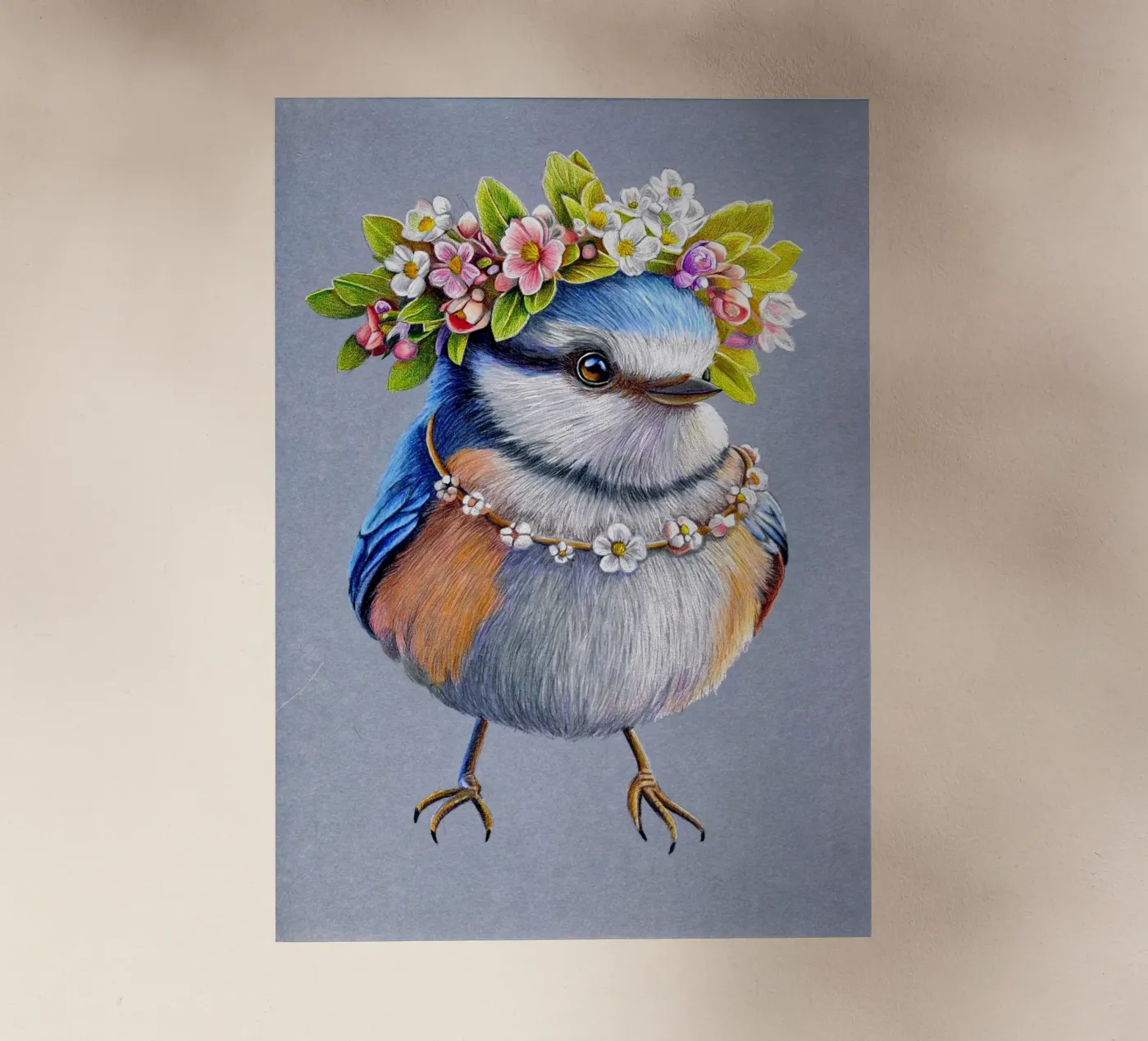 Spring Bird pellicola backlit da Graphit und Farbe