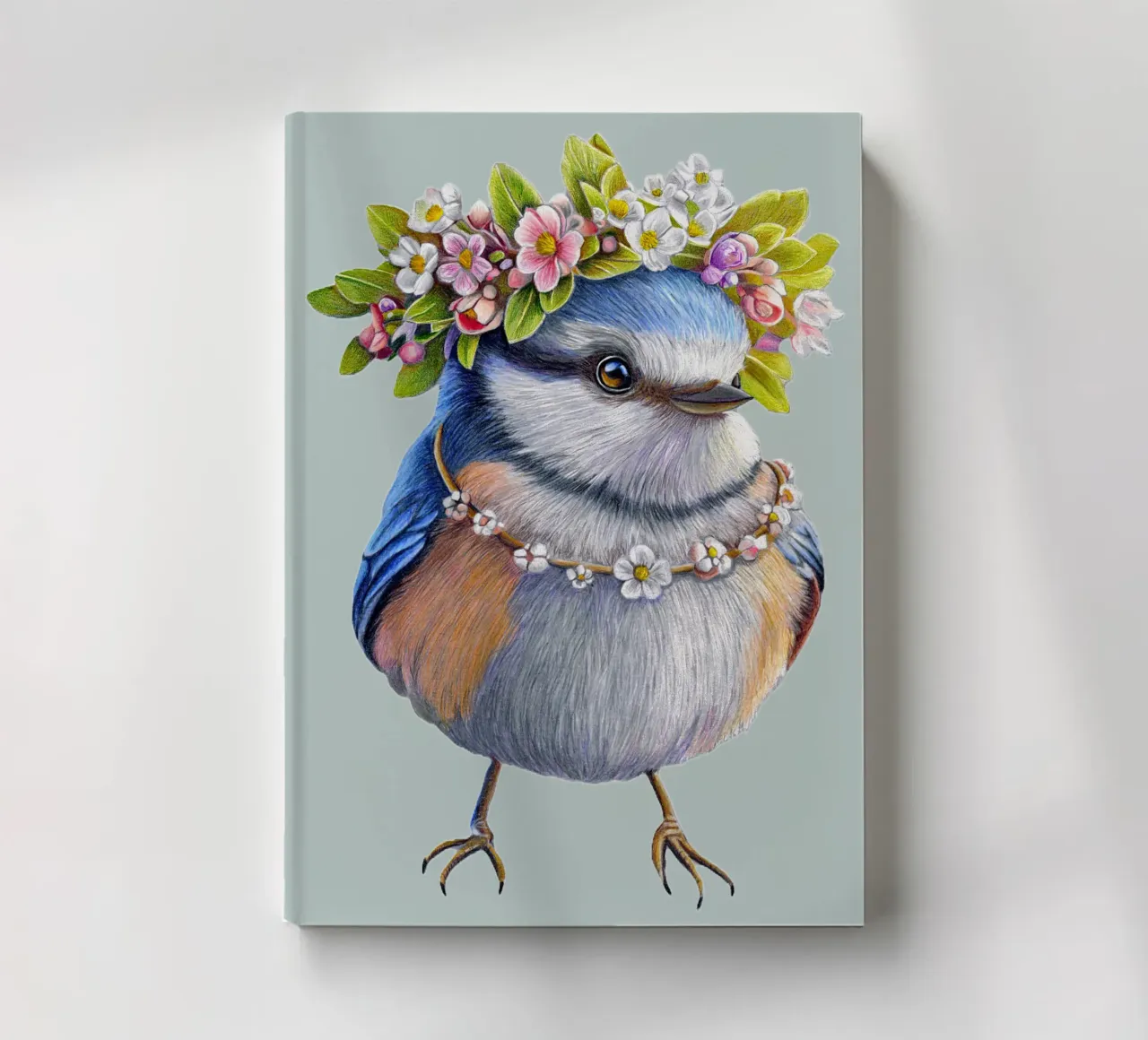 Spring Bird notebook by Graphit und Farbe
