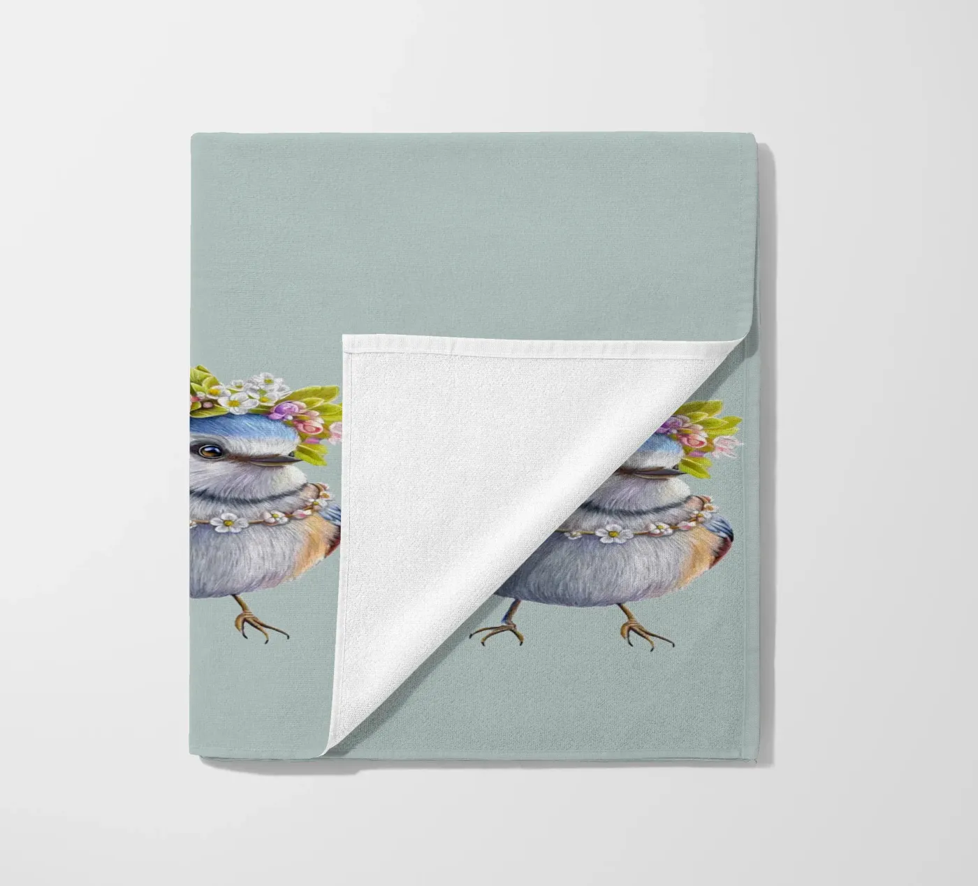 Uccello di primavera telo mare da Graphit und Farbe
