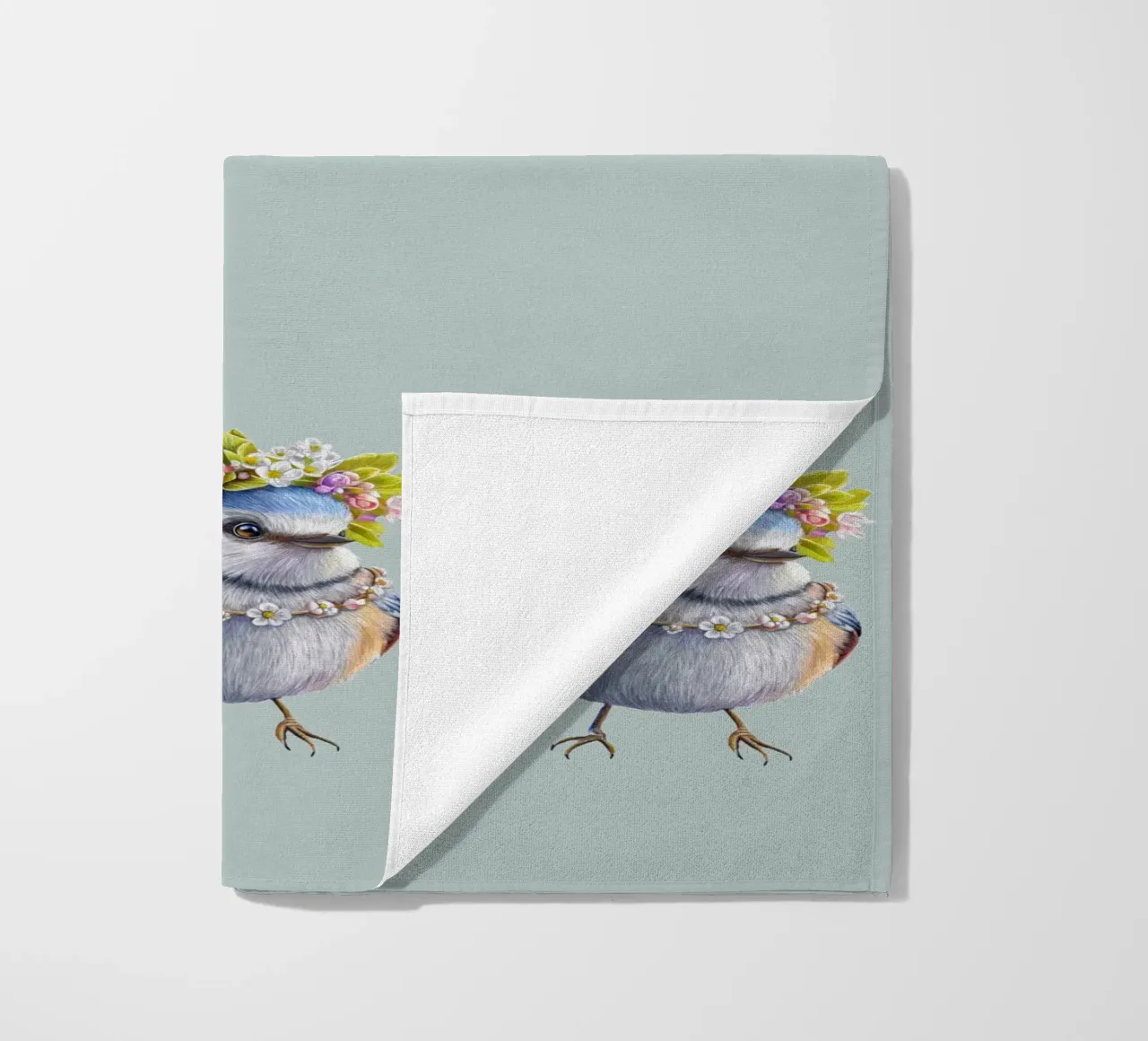 Uccello di primavera telo mare da Graphit und Farbe