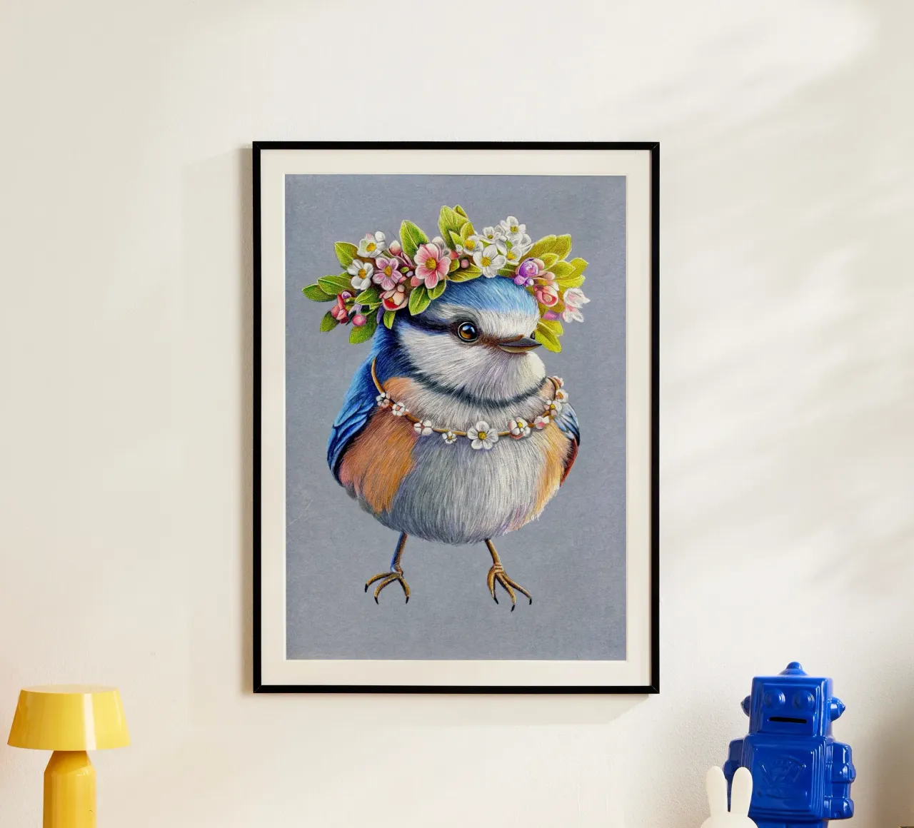 Spring Bird poster by Graphit und Farbe