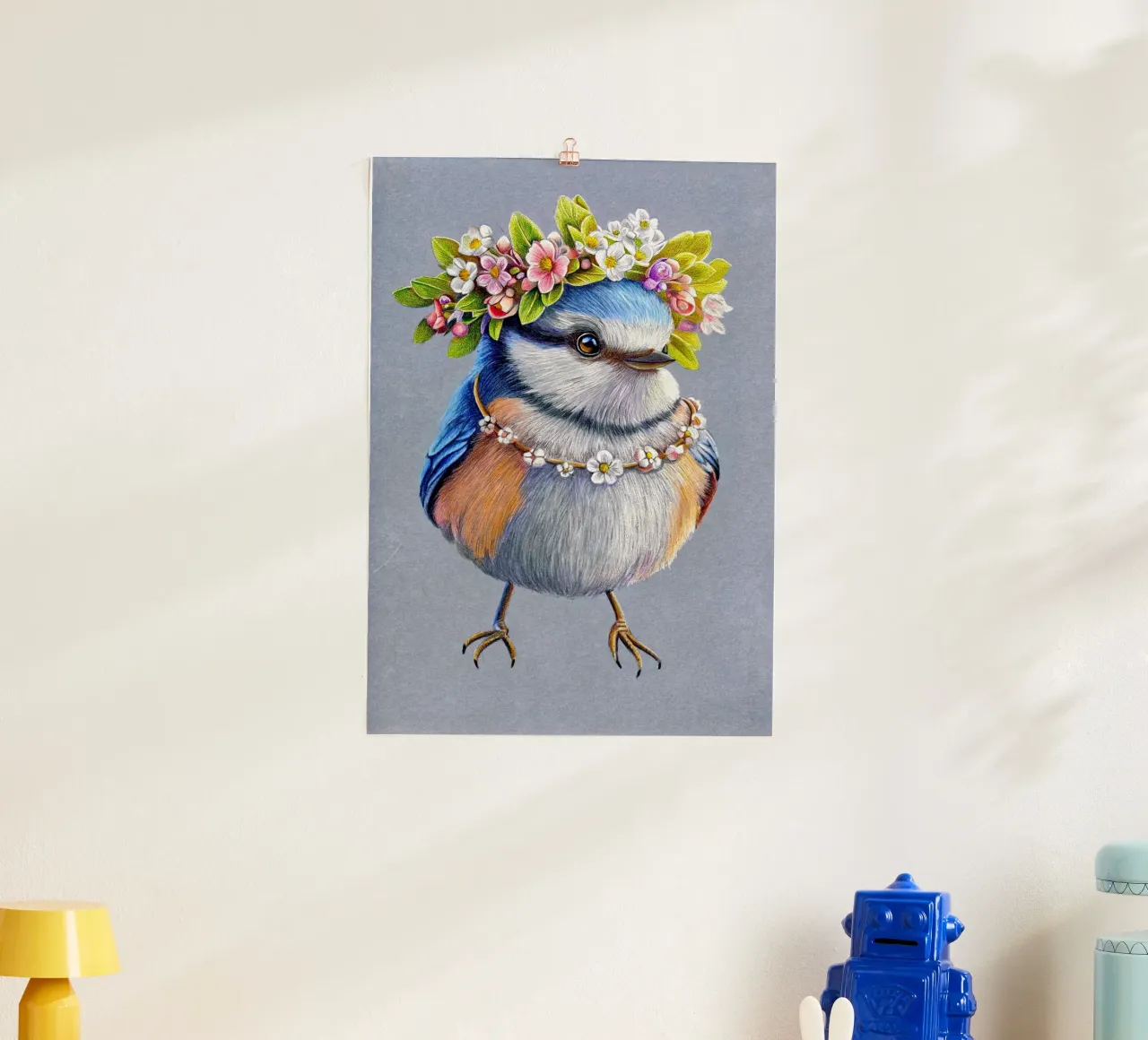 Spring Bird poster by Graphit und Farbe