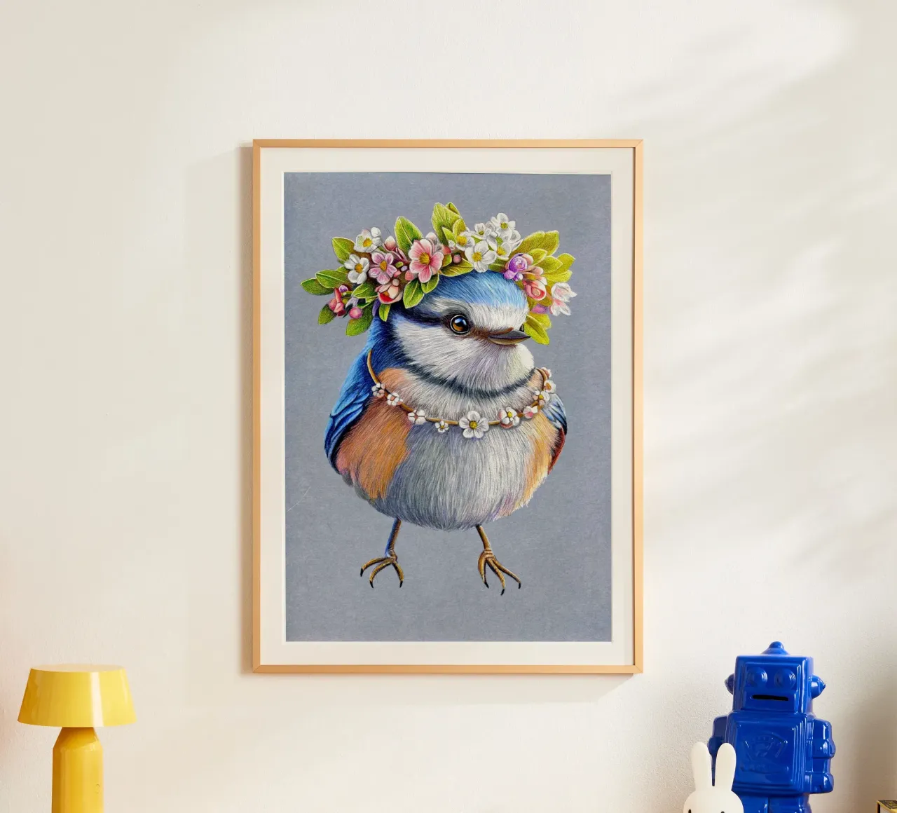 Spring Bird poster by Graphit und Farbe