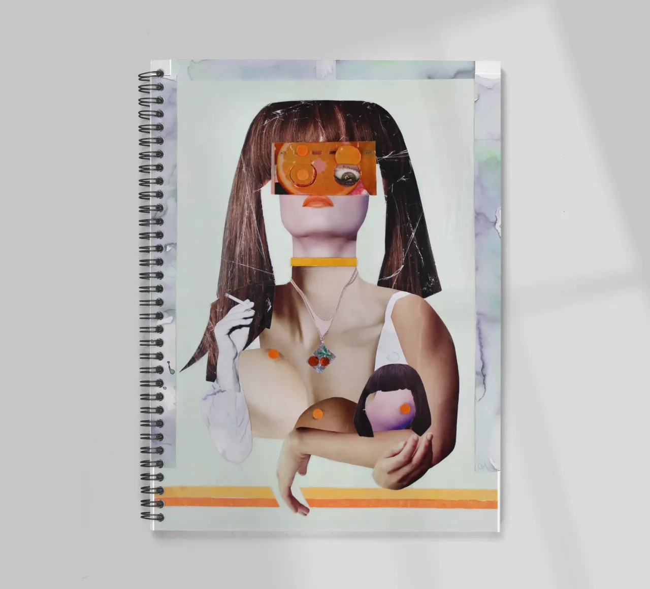 Clementine spiral notebook by Paperheartmixx