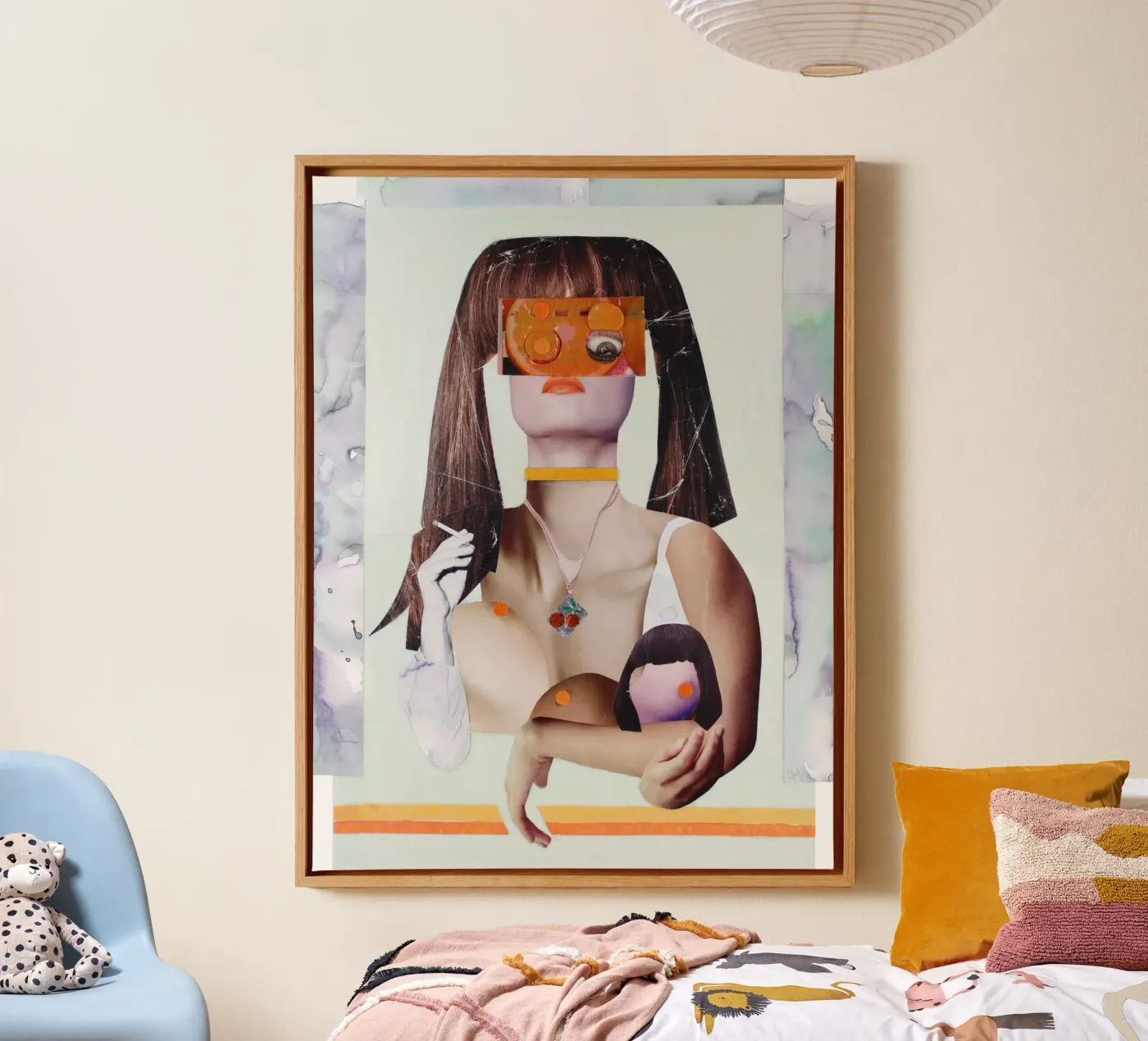 Clementine canvas van Paperheartmixx