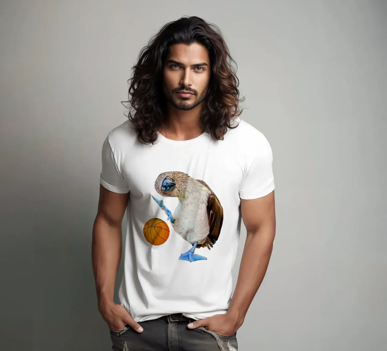 Paco - Basketball T-Shirt von Graphit und Farbe