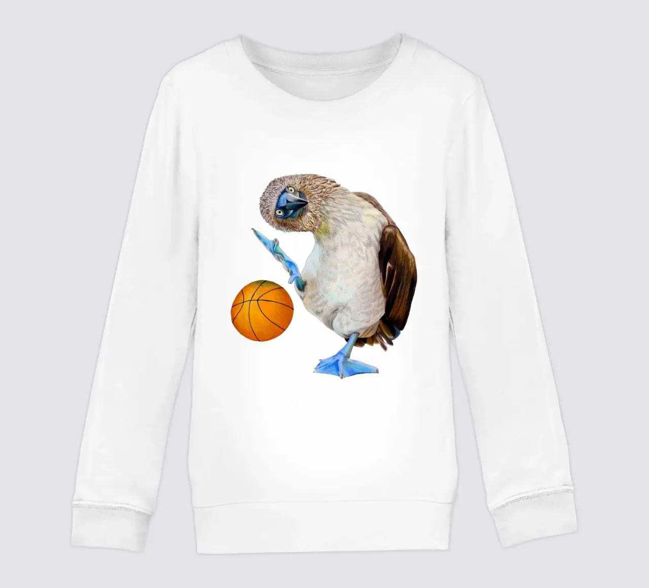 Paco - Basketball Kinder Sweatshirt von Graphit und Farbe
