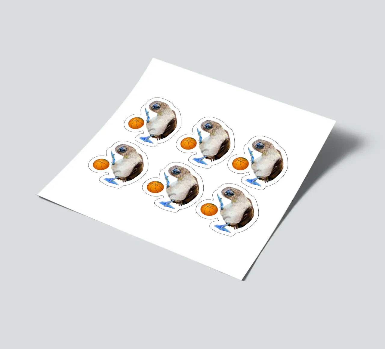 Paco - Basketball sticker sheet by Graphit und Farbe