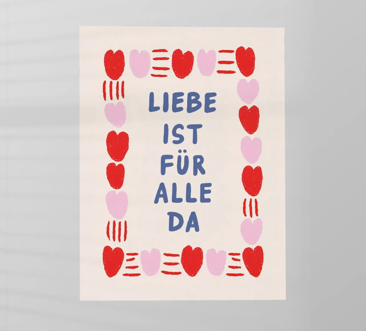 Amore per tutti con un cuore pellicola backlit da Carina Pop & Pastell