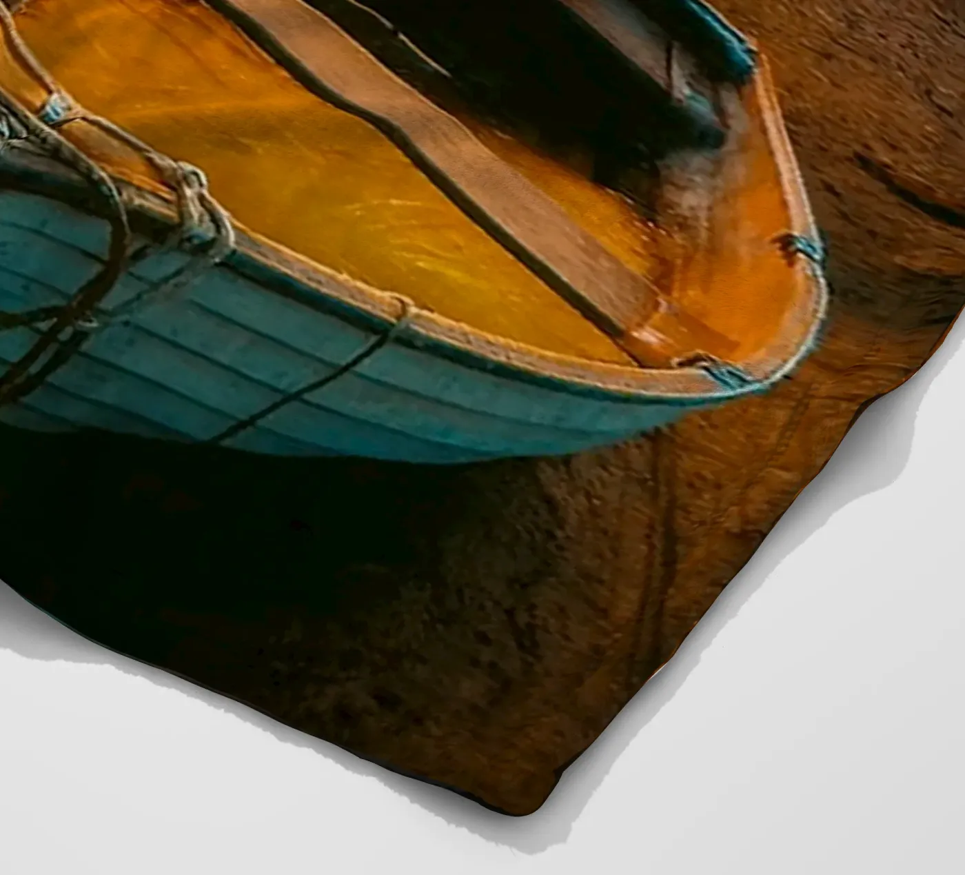 Boot am Strand Fleecedecke von onelife