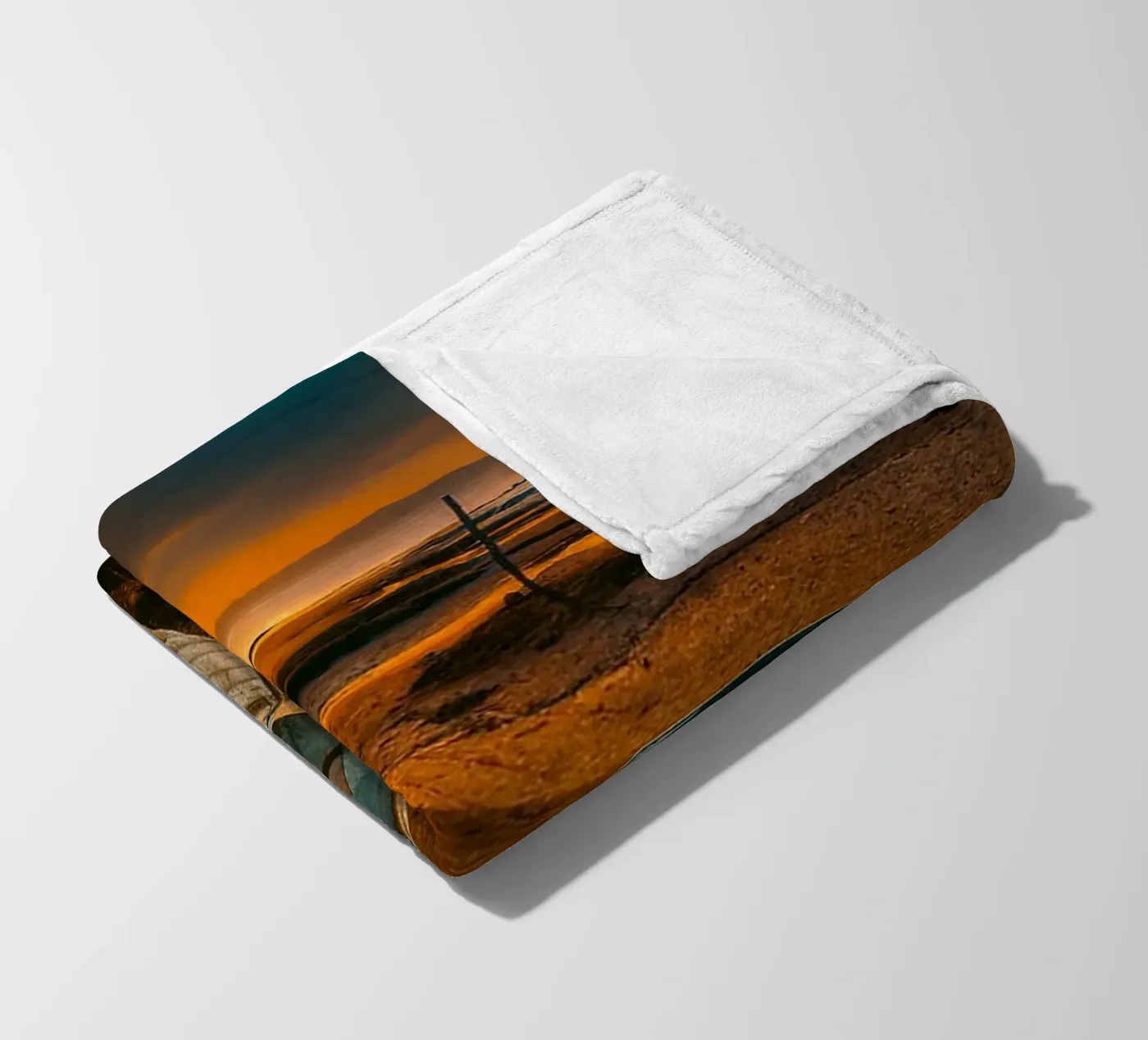 Boot am Strand Fleecedecke von onelife