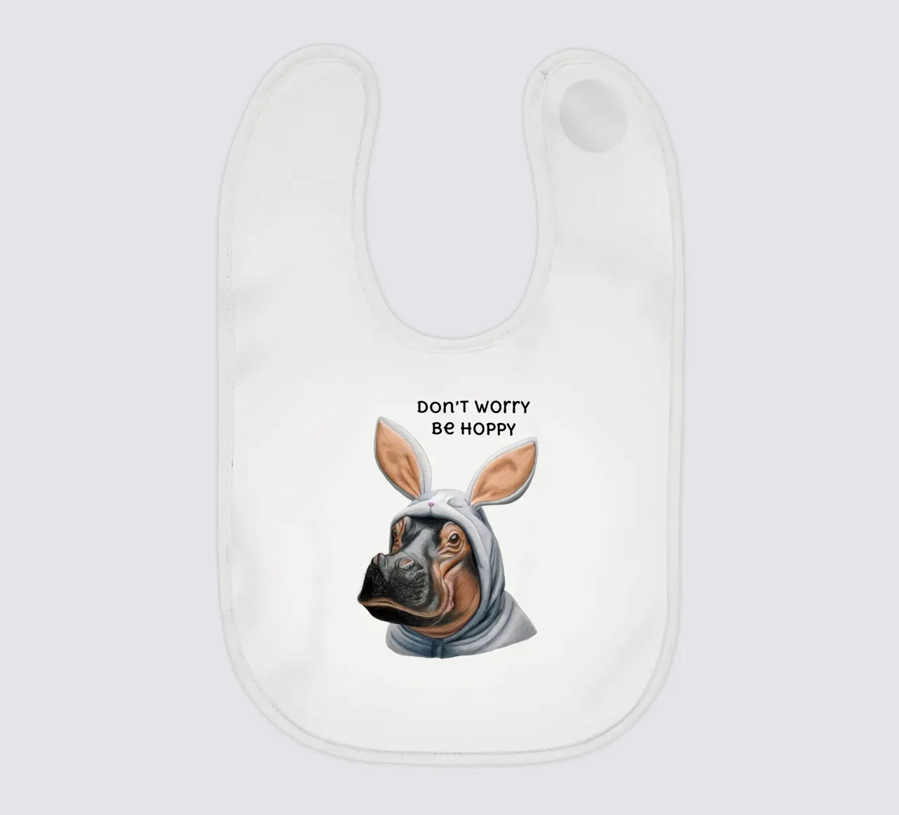 Sei hoppelig product.type.bib-baby common.byCreator Graphit und Farbe