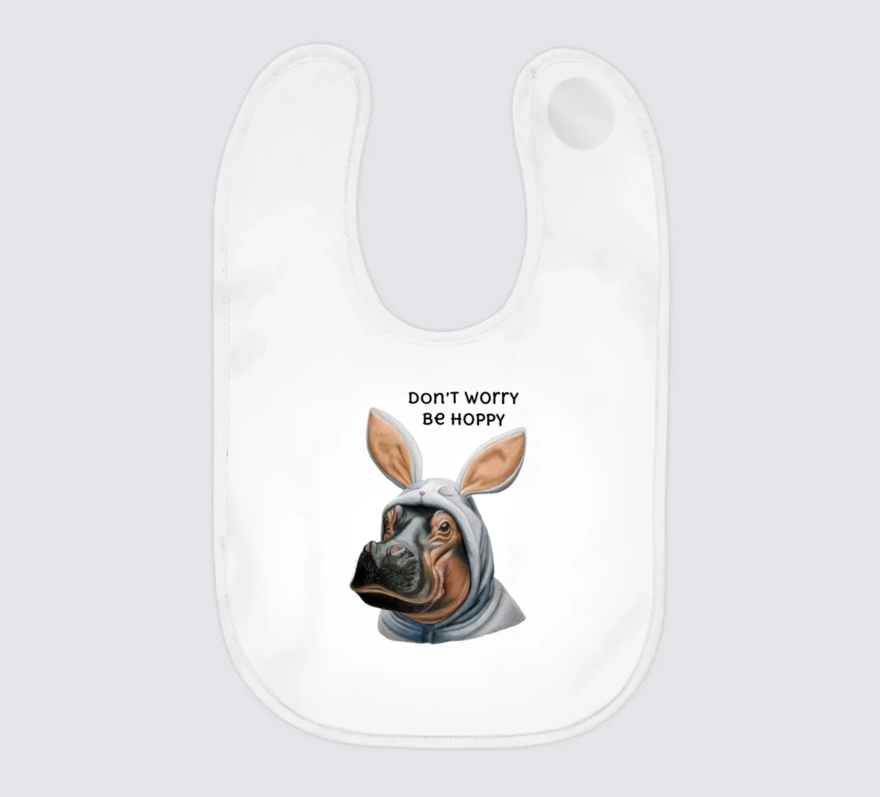 Sei hoppelig product.type.bib-baby common.byCreator Graphit und Farbe