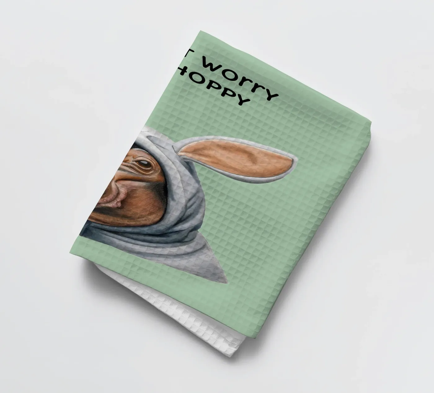 Sei hoppelig Geschirrtuch von Graphit und Farbe