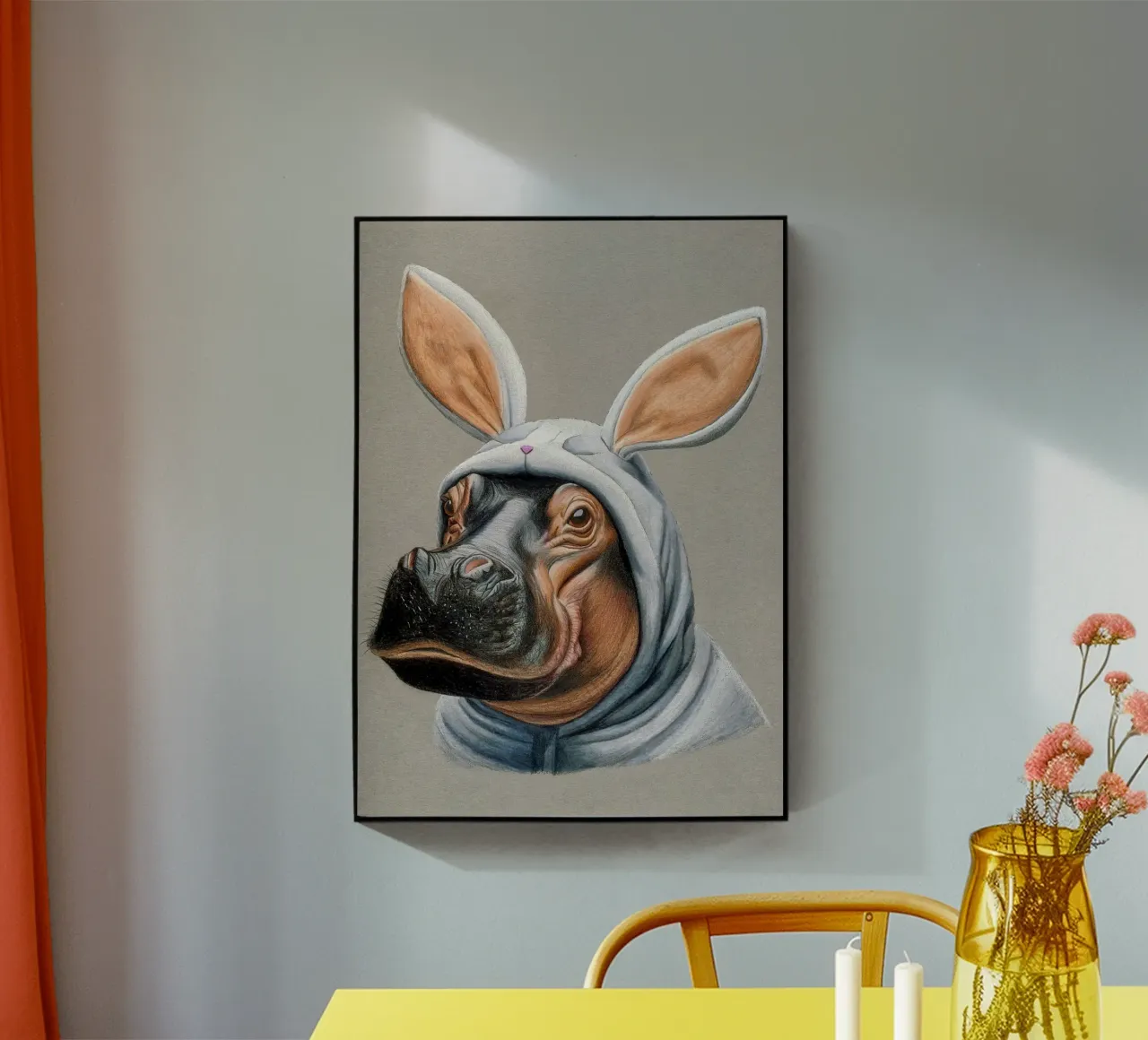 Be hoppy acrylic glass by Graphit und Farbe