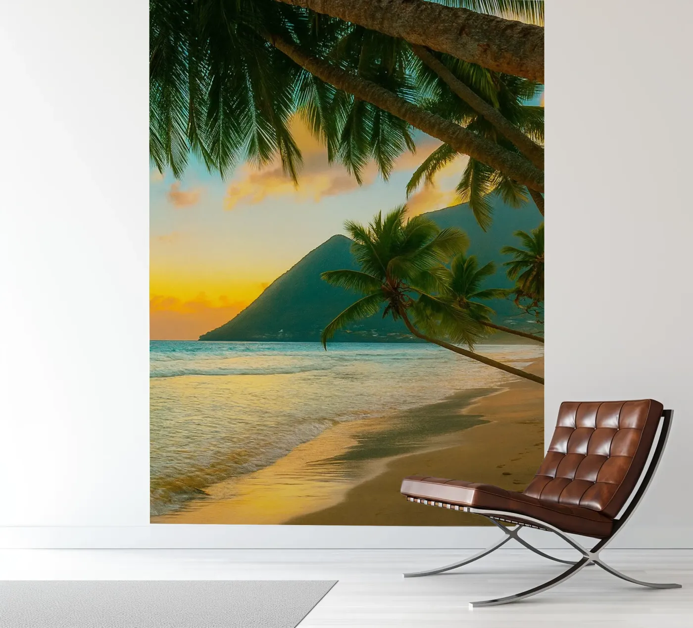 strand fotobehang van onelife