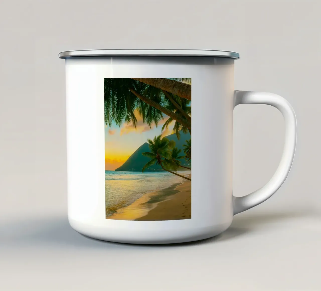 spiaggia tazza in smalto da onelife