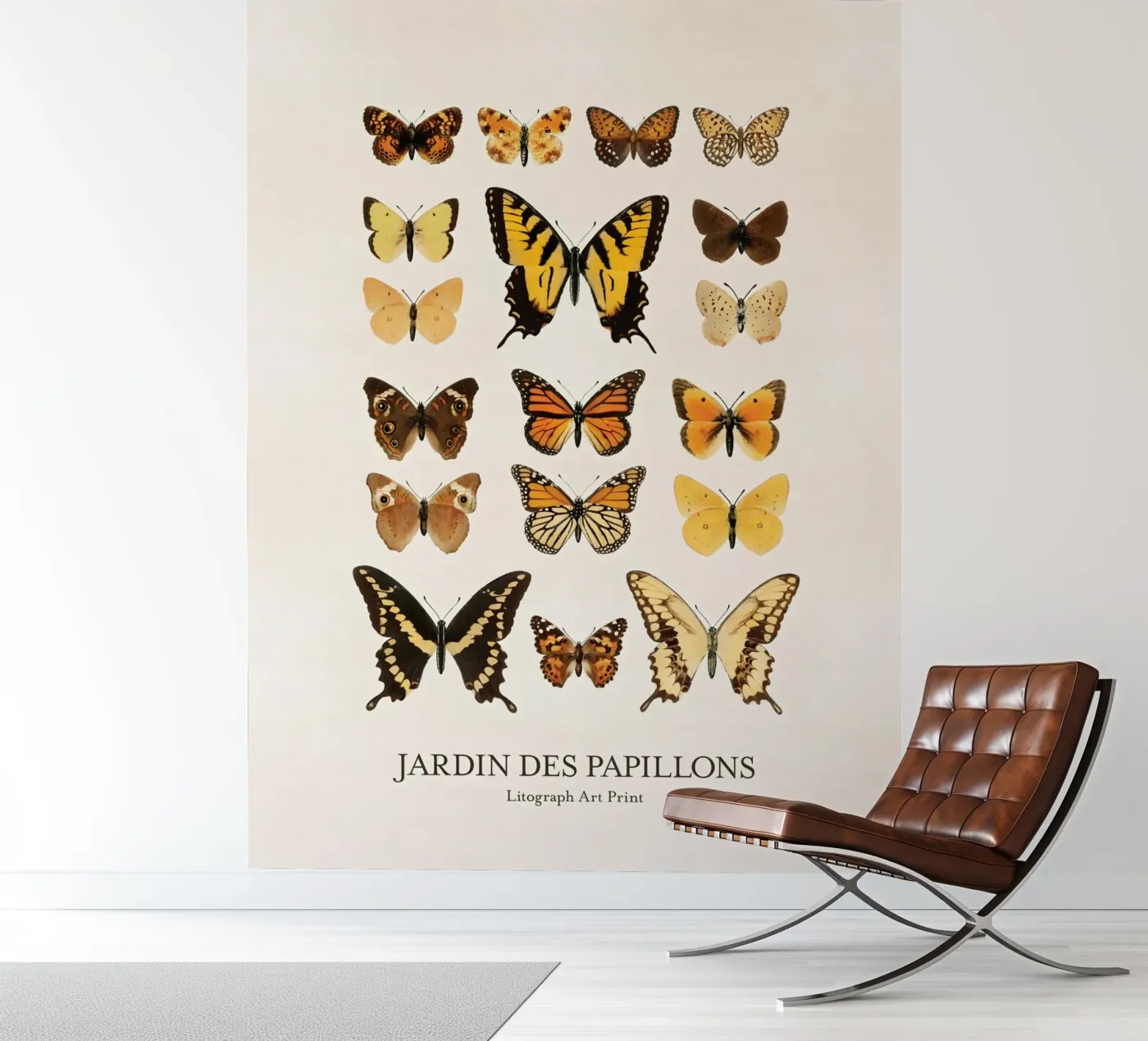 Vlindertuin fotobehang van Rob Lewis