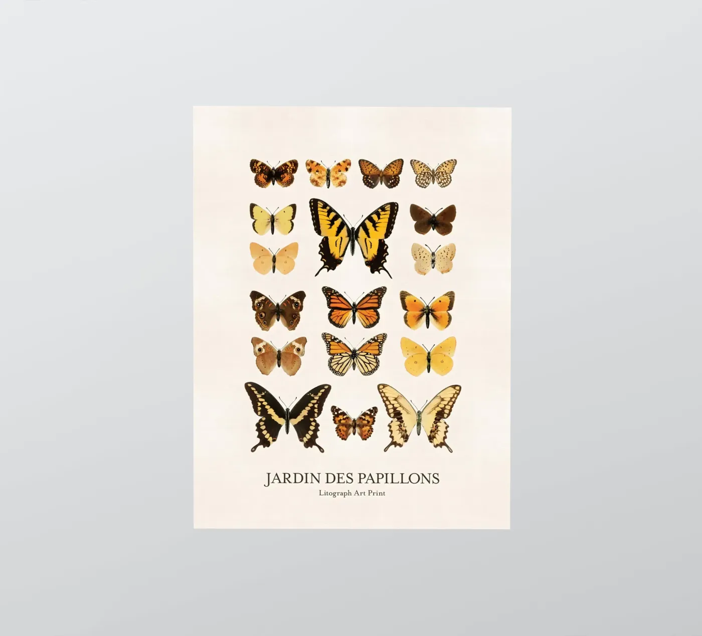 Butterfly Garden sticker van Rob Lewis