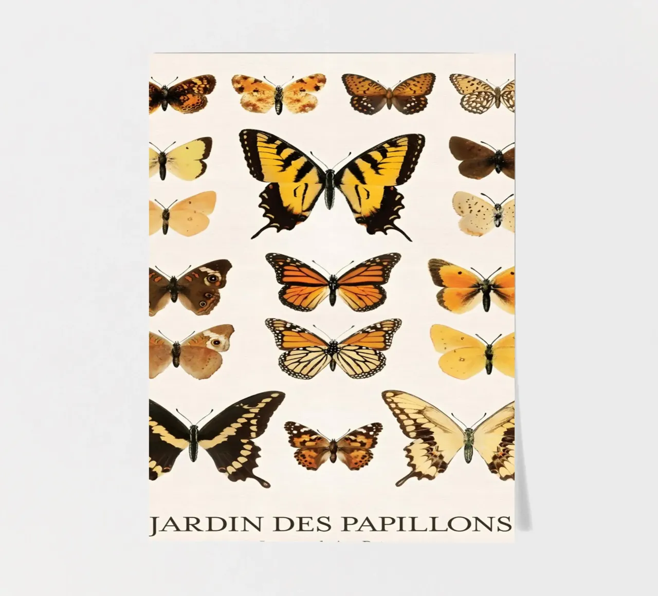 Vlindertuin stickervel van Rob Lewis