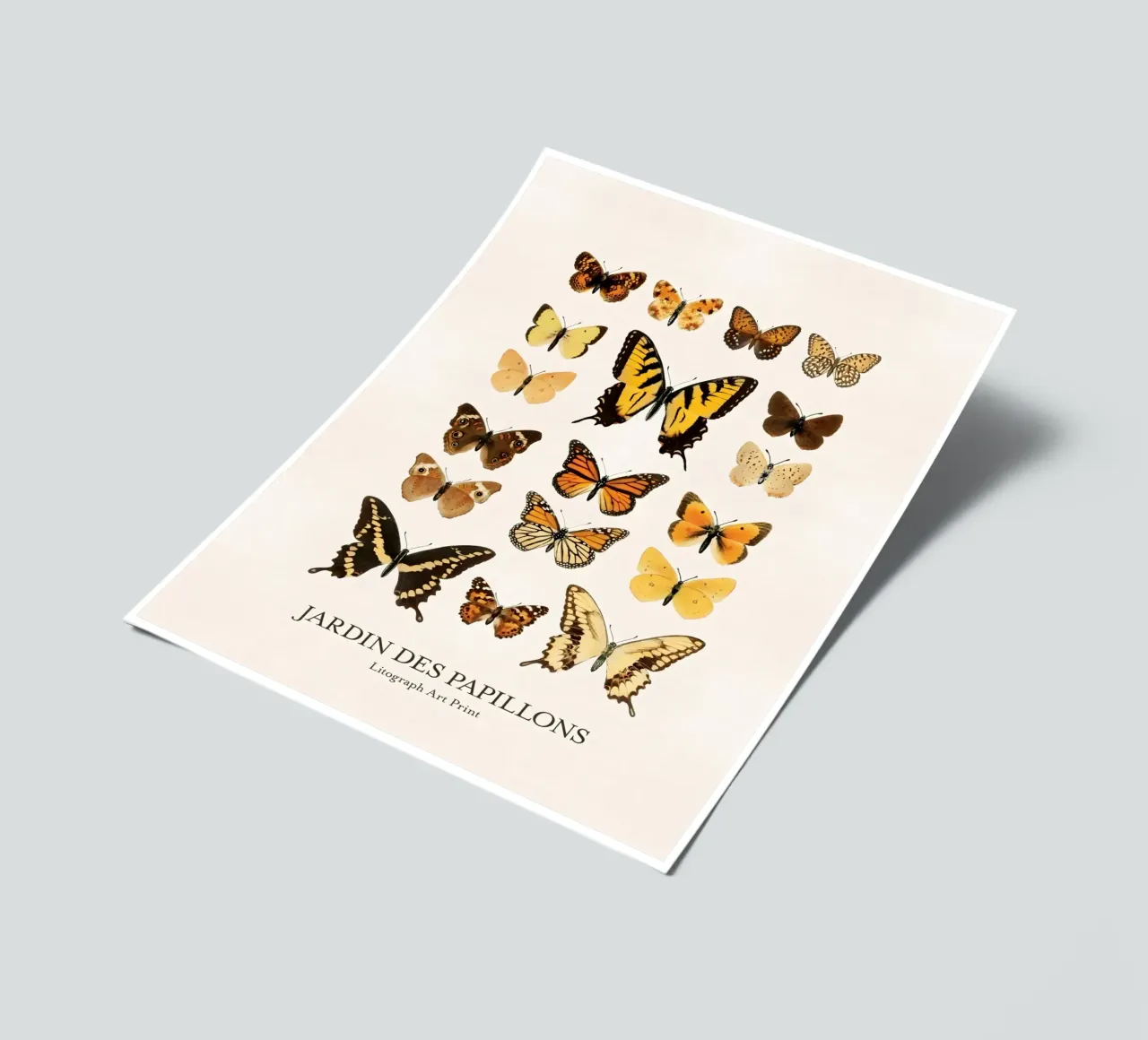 Vlindertuin stickervel van Rob Lewis