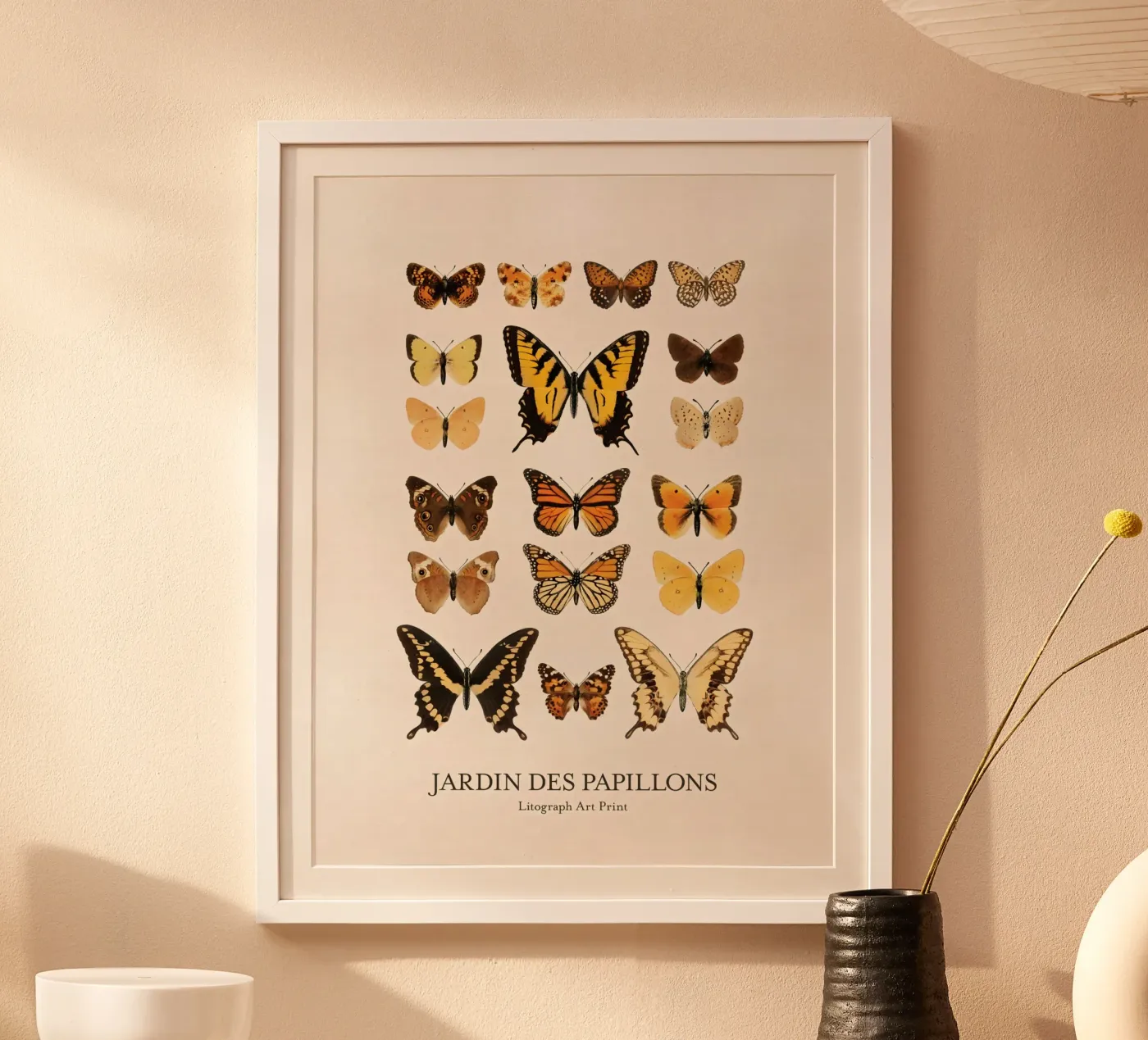 Giardino delle farfalle poster da Rob Lewis