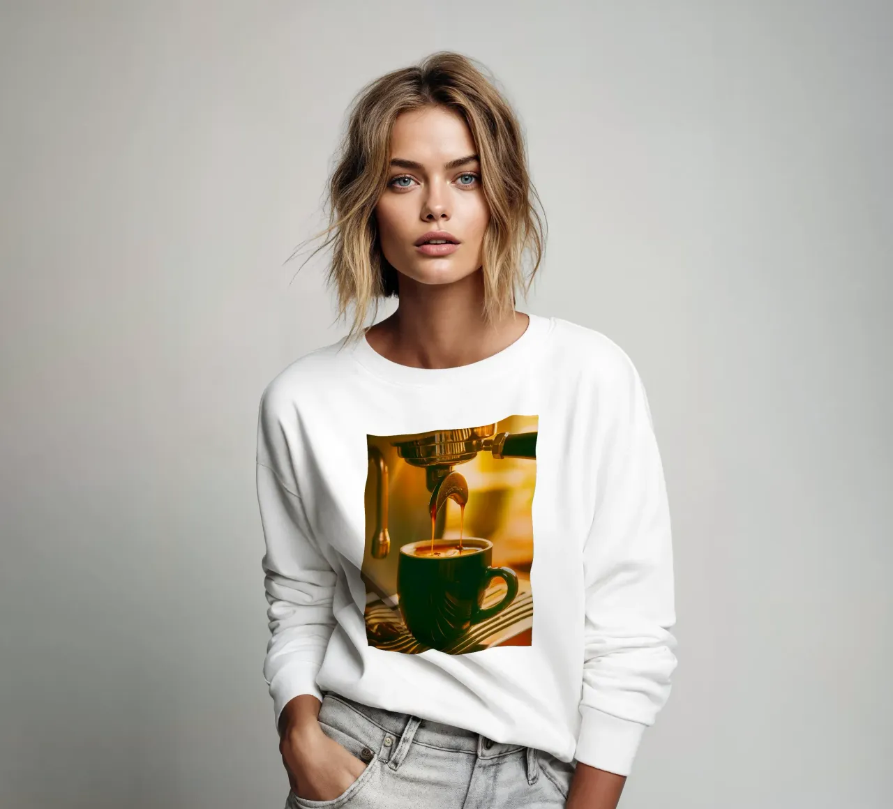 macchina da caffè felpa da onelife