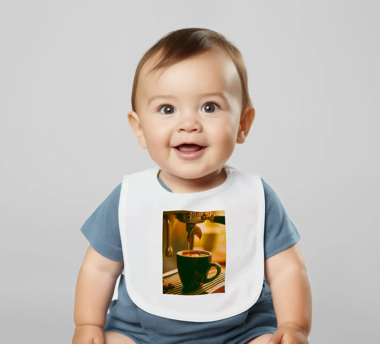 koffiezetapparaat baby slabbetje van onelife