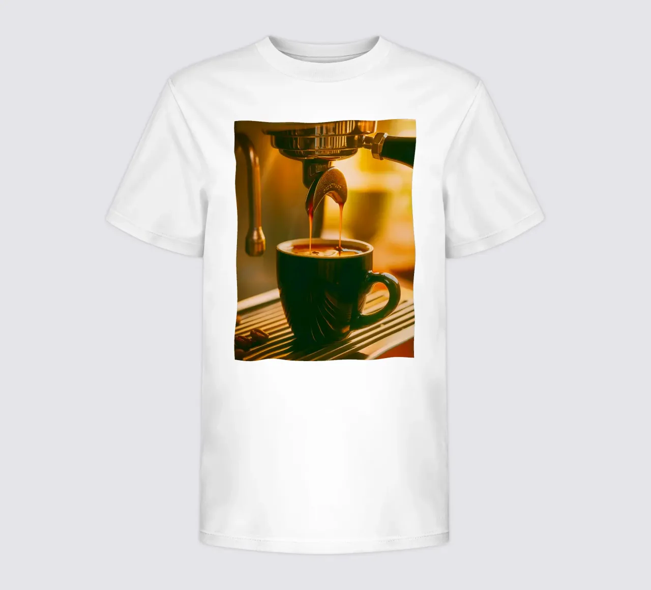 macchina da caffè t-shirt bambini da onelife