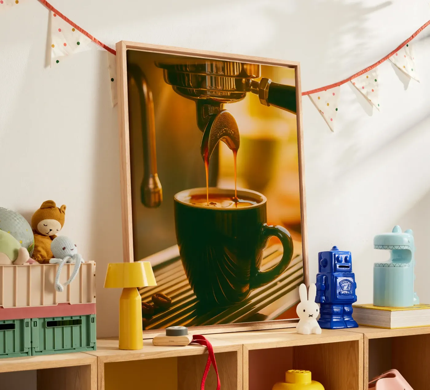 coffee maker canvas by onelife