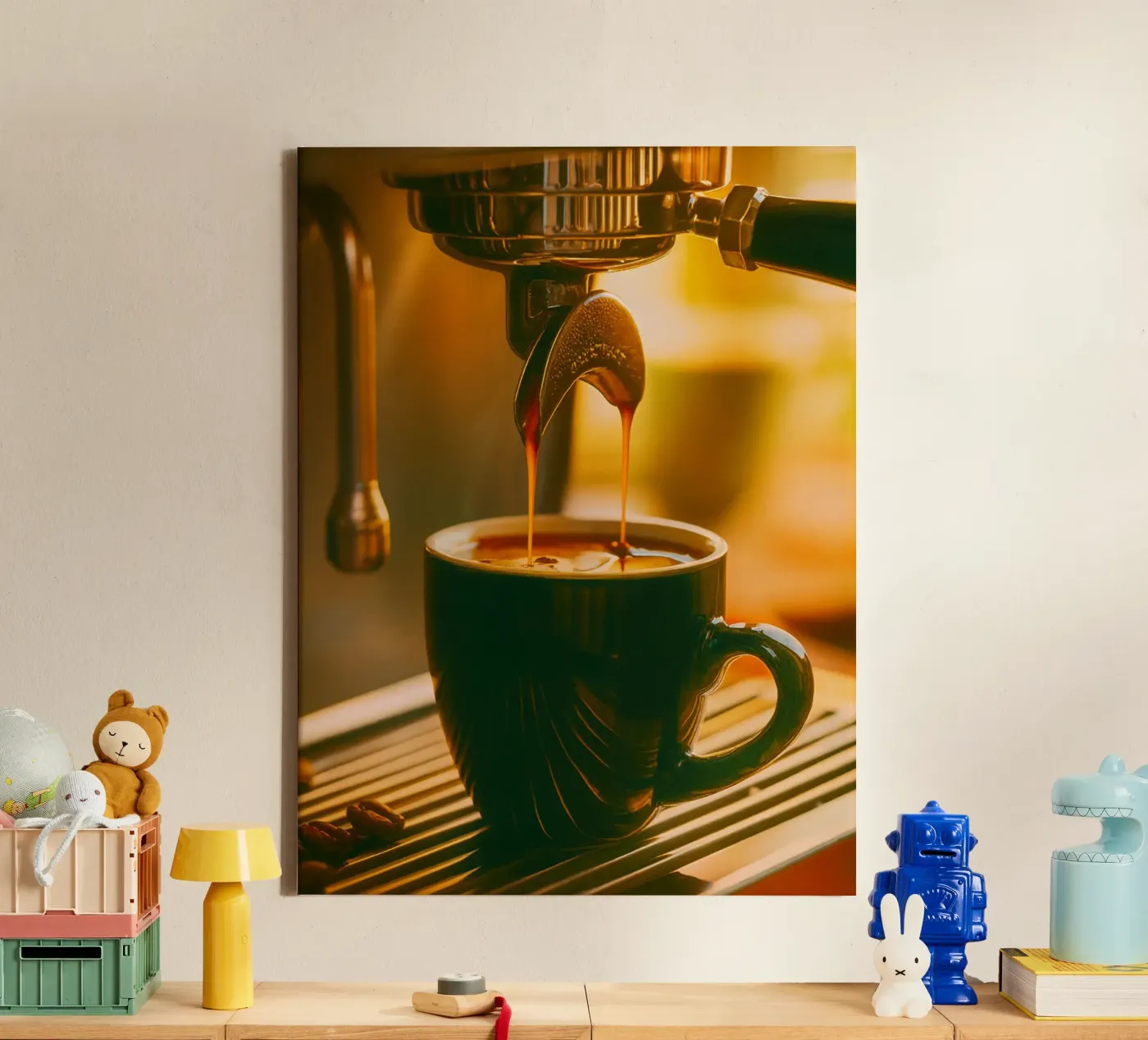 coffee maker canvas by onelife