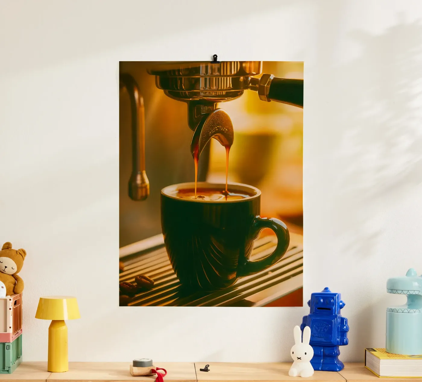 macchina da caffè poster da onelife