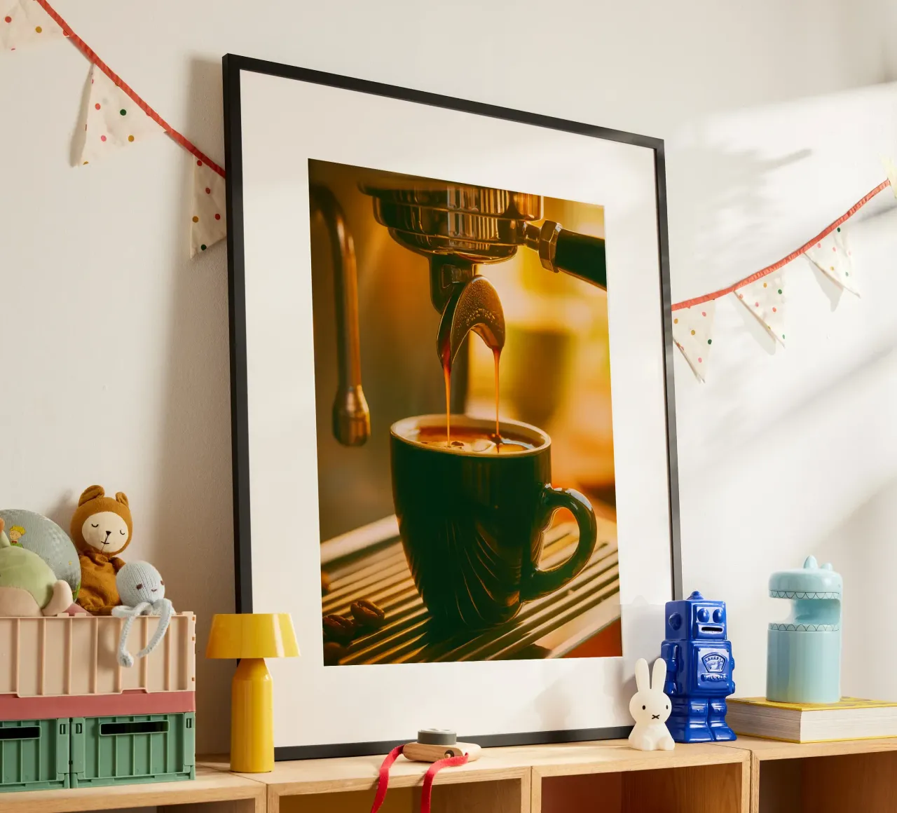 coffee maker poster by onelife