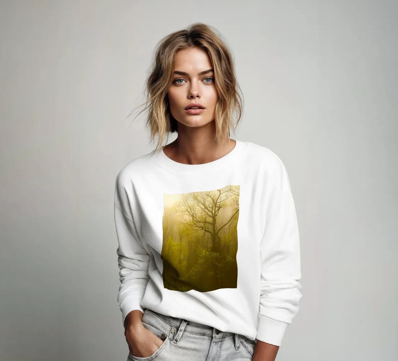 albero secco nella foresta felpa da onelife