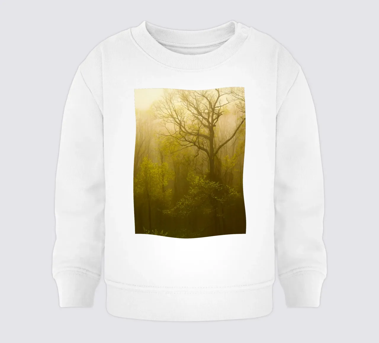 albero secco nella foresta felpa neonato da onelife