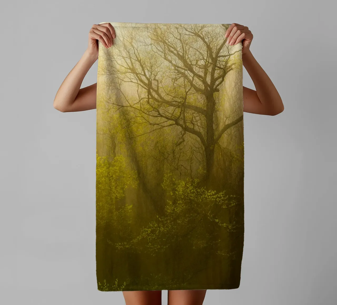 dry tree in the forest towel by onelife