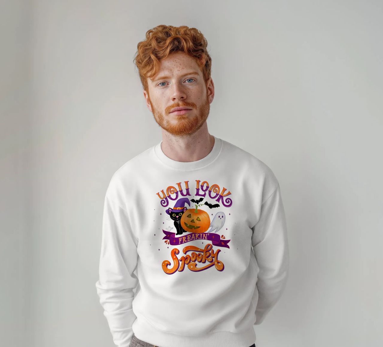 Halloween: Te ves totalmente espeluznante. sudadera de CalliLetters