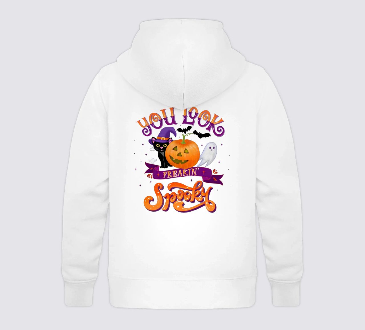 Halloween: Te ves totalmente espeluznante. sudadera con capucha para niño de CalliLetters