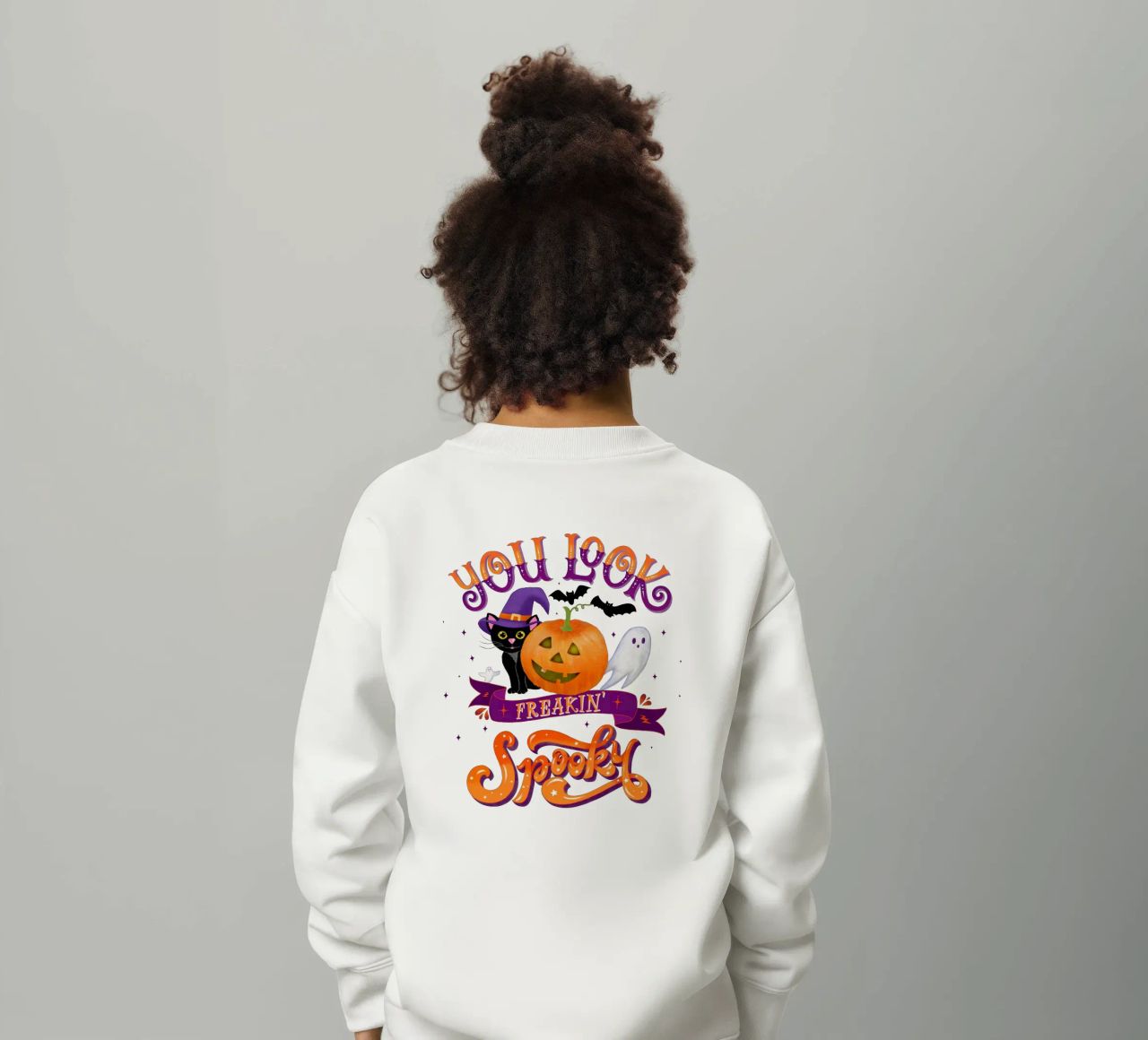 Halloween: hai un aspetto assolutamente spaventoso. felpa bambino da CalliLetters