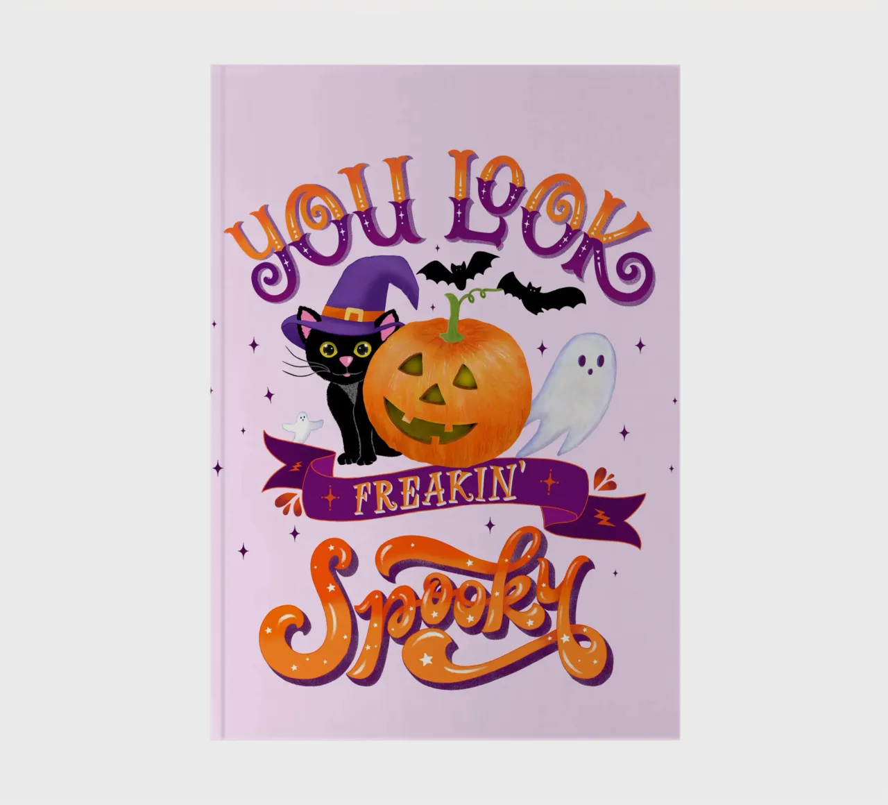 Halloween: You look totally spooky. notebook by CalliLetters