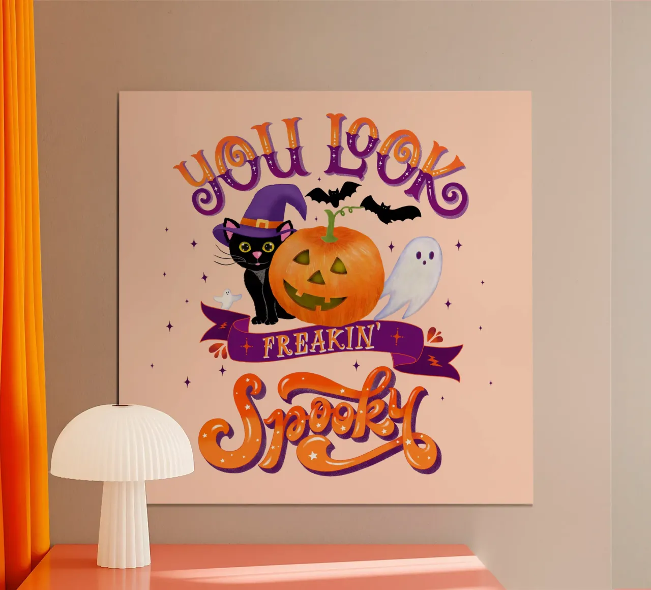 Halloween: hai un aspetto assolutamente spaventoso. poster da CalliLetters
